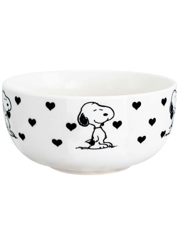 Snoopy The Peanuts Schüssel Snoopy - Herzen  400 ml in weiß