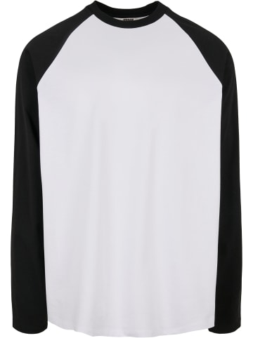 Urban Classics Longsleeves in white/black