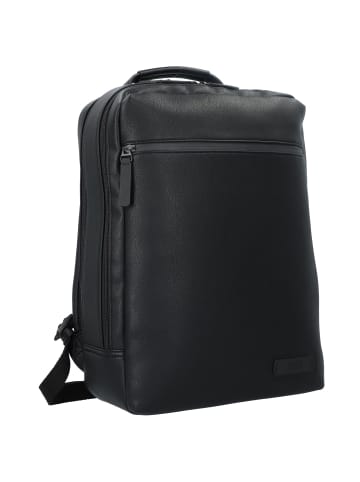 Jost Riga Daypack Leder 43 cm Laptopfach schwarz