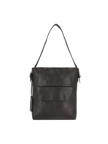 Cowboysbag Brampton Schultertasche Leder 28 cm Laptopfach in black