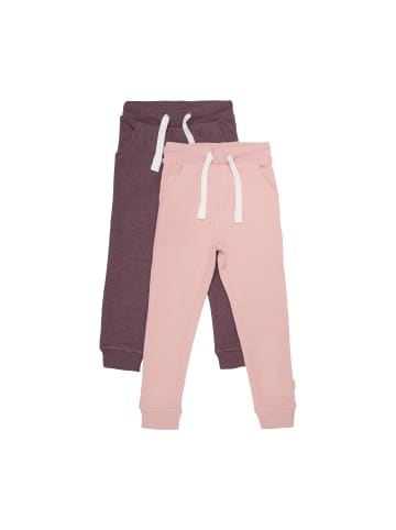 Minymo Sweathose MIBasic 37 (2-pack) - 3937  Klassische Sweatpant mit Schnüre in Rosa