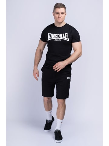 Lonsdale Trainingsanzug "Moy" in Schwarz