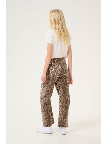 CULTURE Casual Hose CUaliena Relaxed fit in Leopard
