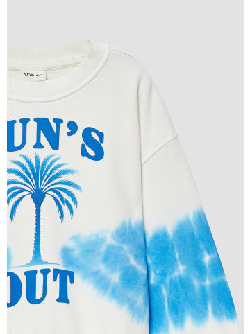s.Oliver Sweatshirt langarm in Creme