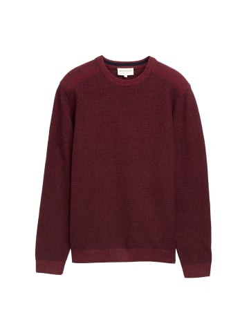 Tom Tailor Pullover in dunkelrot