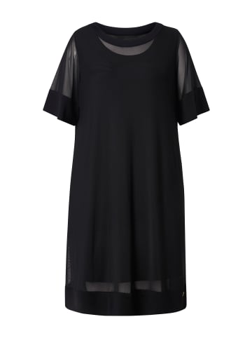 Ulla Popken Midikleid in schwarz