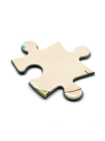 Mr. & Mrs. Panda Puzzlespiel Einhörner Umarmen Design ohne Spruch in Weiß