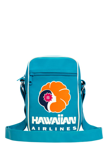 Logoshirt Schultertasche Hawaiian Airlines in türkis