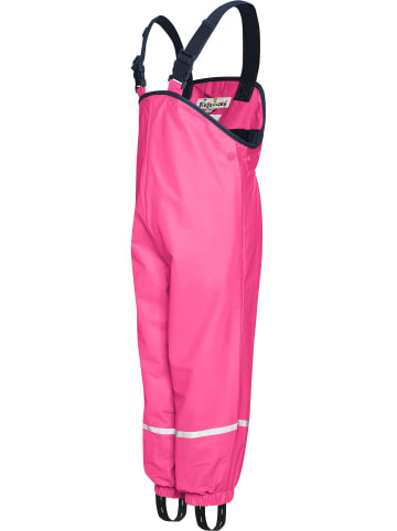 Playshoes Fleece-Trägerhose in Pink