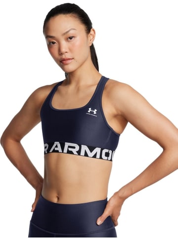Under Armour Sport-BH "Ua Hg Mid Branded" in Blau