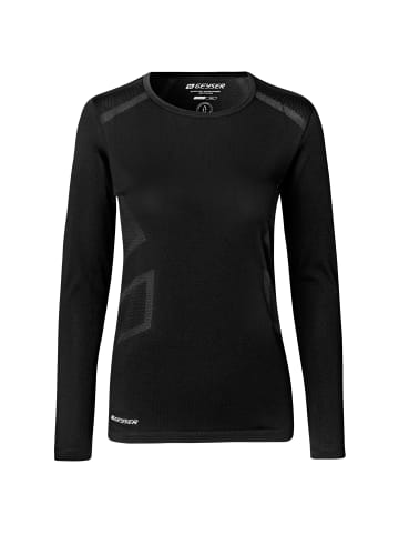 GEYSER Longsleeve seamless in Schwarz