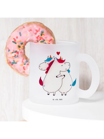 Mr. & Mrs. Panda Teetasse Einhorn Mitteilung ohne Spruch in Transparent