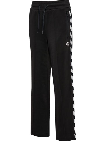 Hummel Kinder Sweat Pants "Hmljr Archive Wide Leg Poly Pants" in Schwarz