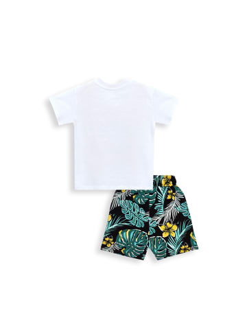 Denokids Set Crocodile T-shirt & Shorts XT in weiss