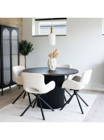 ebuy24 Essgruppe Boavista Dunkelbraun 120 x 120 cm