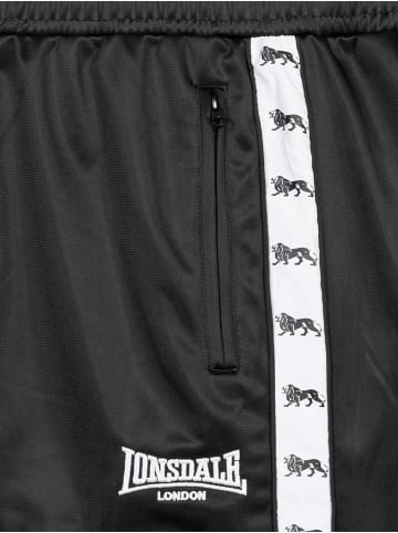 Lonsdale Trainingsanzug "Wyberton" in Schwarz