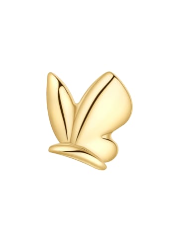 Glanzstücke München Ohrringe Piercing Schmetterling aus Sterling Silber in gelbgold