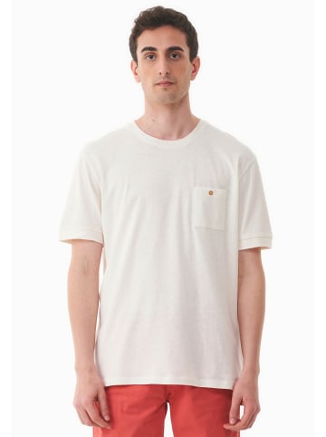 Organication T-Shirt "MOR17809" in Cremeweiß