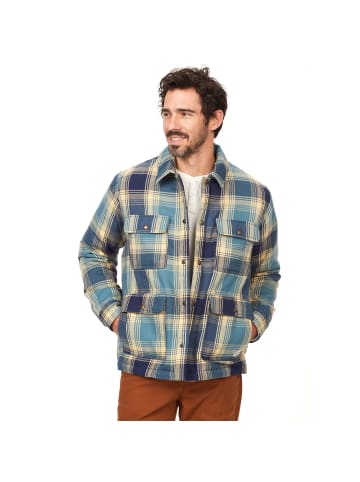 Marmot Hemd M RIDGEFIELD SHERPA FLANNEL SHIRT JACKET in Blau