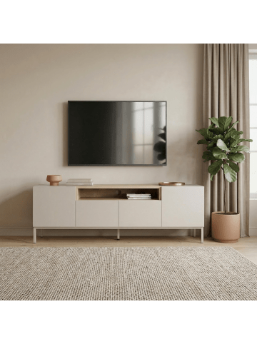 CALICOSY TV-Möbel OLIVER in Kaschmir - (W) 160 x (H) 50 x (L) 35 cm