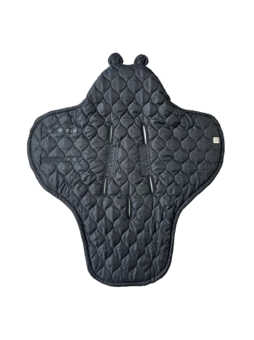 Kaiser Naturfellprodukte Babyschalenwrap Recy Small black/grey