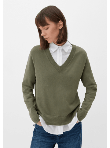 s.Oliver Pullover langarm in Olive