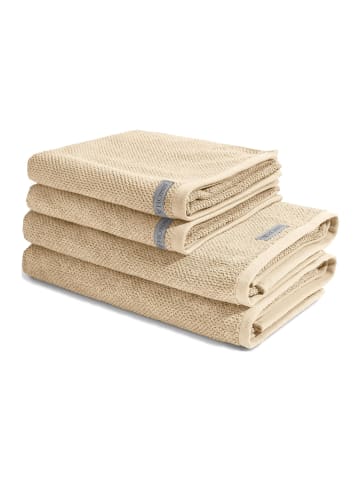 Ross 2 X Handtuch 2 X Duschtuch im Set Selection in Sand