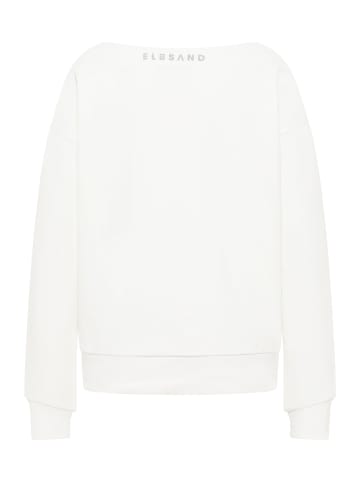 ELBSAND Sweatshirt 'Fenna' in weiß