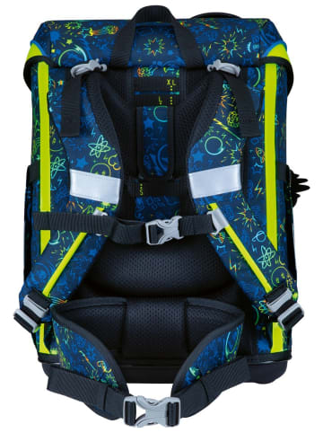DerDieDas Schulrucksack ErgoFlex Easy Set in Neon Crazy
