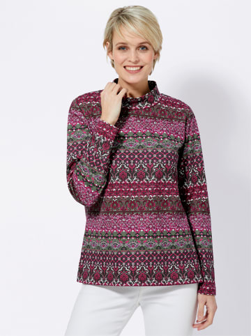 WITT WEIDEN Shirt in schilf-altrosé-bedruckt