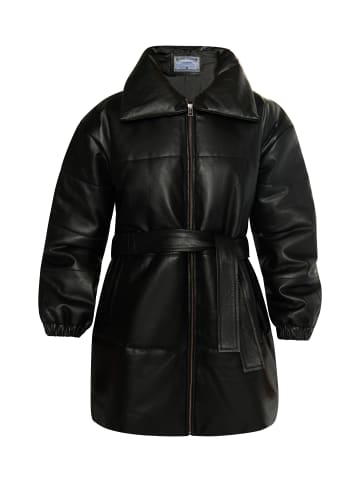 DreiMaster Vintage Lederjacke in Schwarz