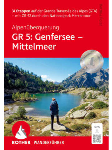 Bergverlag Rother Buch - Alpenüberquerung GR 5: Genfersee - Mittelmeer