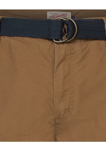Petrol Industries Cargo-Shorts mit Gürtel in Braun