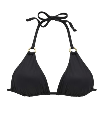 LASCANA Triangel-Bikini-Top in schwarz