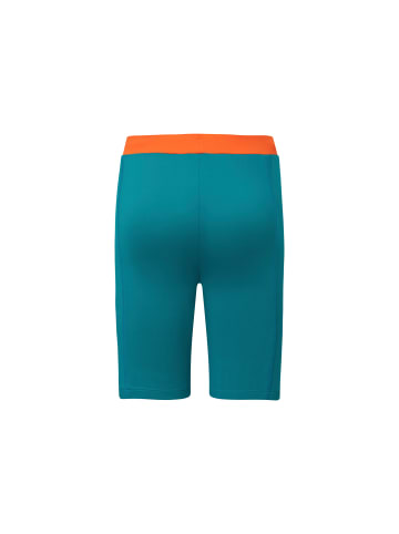 Trollkids Badehose "Kvalvika" in Blaugrün/Hellorange