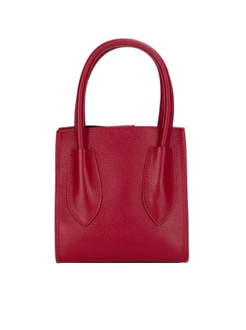 FELIPA Damen Henkeltasche Aus Leder in Rubin