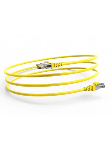 Inca Inca ICAT6-02TS RJ45 Cat6 UTP Netzwerkkabel Ethernetkabel in Gelb