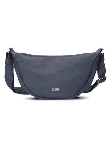 Zwei Mademoiselle.M Umhängetasche 32 cm in nubuk blue