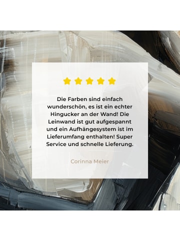 MuchoWow Leinwand bilder Verbundene Figuren (BxH)