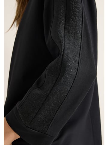 Cecil Batwing Shirt mit Tape in Schwarz