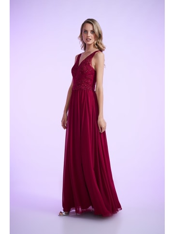 LAONA Abendkleid Pretty Chiffon Maxi Dress in Wild Berry