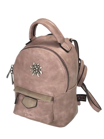 Allgäu Rebell Trachten Dirndl Rucksack " Rosi " in rosé