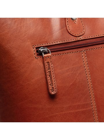 The Chesterfield Brand Astano Schultertasche Leder 33 cm Laptopfach in cognac