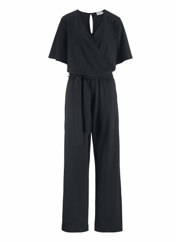 Hessnatur Jersey Overall in schwarz