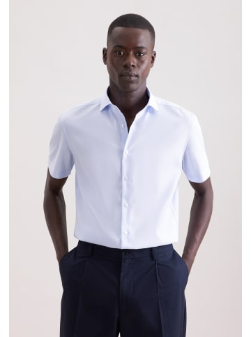 Seidensticker Business Hemd Shaped in Mittelblau