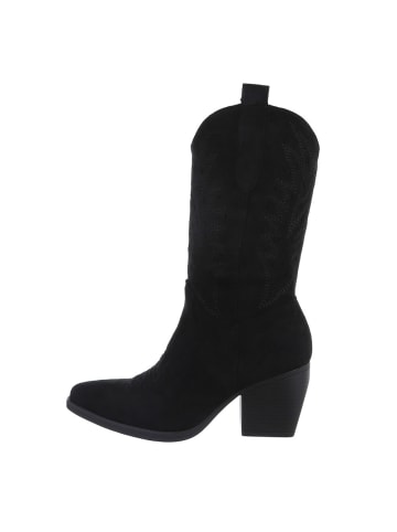 Ital-Design Stiefel in Schwarz