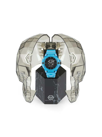 Philipp Plein Analoguhr für Herren in blau