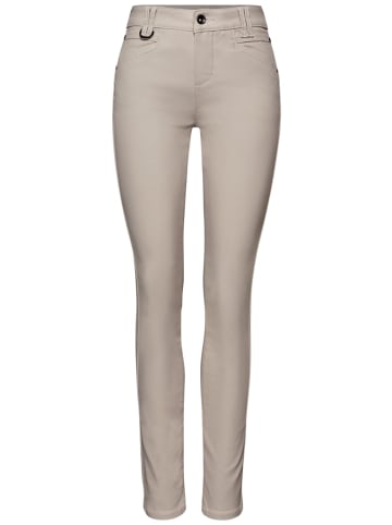 Street One Slim Fit Coated Hose in Beige