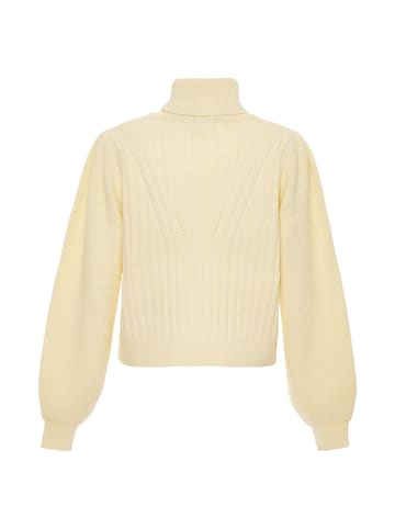 DreiMaster Vintage Rollkragenpullover in WOLLWEISS