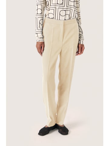 Soaked in Luxury Casual Hose SLCewtona Gerade Passform in Oatmeal